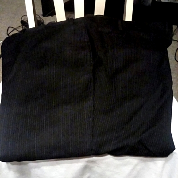 Calvin Klein Mens Black Flat Front Wool Dress Pants 100% wool - Picture 5 of 7